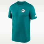 Miami Dolphins Alt Legend Small Logo Men's Nike Dri-FIT NFL T-Shirt