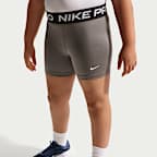 Nike Pro Girls' Dri-FIT Shorts (Extended Size)