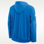 Detroit Lions Alt Anorak Men's Nike NFL 1/2-Zip Hooded Jacket