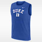 Camiseta sin mangas universitaria Nike Dri-FIT para hombre Duke Arch Legend