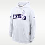 Minnesota Vikings Alt Standard Issue Men's Nike Dri-FIT NFL Pullover Hoodie