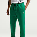 Pants de tejido Fleece cepillado con puños para hombre Nike Club