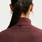 Top oversize con zip a metà lunghezza Dri-FIT Nike 24.7 ImpossiblySoft – Donna
