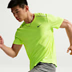 ナイキ マイラー メンズ Dri-FIT UV プロテクション ショートスリーブ ランニングトップ