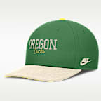 Oregon Legacy Script Men's Nike Dri-FIT College Adjustable Hat