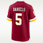 Jersey Nike de la NFL Game para hombre Luke McCaffrey Washington Commanders