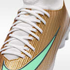 Tacos de futbol para terrenos múltiples de corte high para niños grandes Nike Jr. Mercurial Superfly 11 Club "Kylian Mbappé"