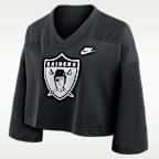Las Vegas Raiders Rewind Fashion Women's Nike Dri-FIT NFL Cropped Jersey