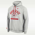 Ohio State Courtside Men's Nike Dri-FIT College Pullover Hoodie