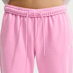 Pants de tiro medio con puño para mujer Nike Studio Fleece Lightweight "French Terry"