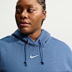 Sudadera con gorro sin cierre oversized de tejido Fleece para mujer Nike Sportswear Phoenix (talla grande)