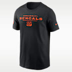 Cincinnati Bengals Sideline Team Issue Men's Nike Dri-FIT NFL T-Shirt