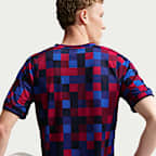 F.C. Barcelona Home Men's Nike Dri-FIT Football Pre-Match Top