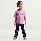 Playera de corte cuadrado infantil Nike Cherry