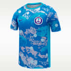 Playera de manga corta Nike de la NWSL para antes del partido para hombre Orlando Pride