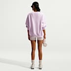 Maglia a girocollo oversize Nike Studio Fleece Medium Weight – Donna