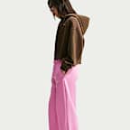 Pants de tiro medio y pierna amplia para mujer Nike Studio Fleece Medium Weight