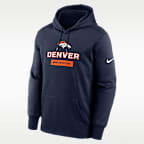 Denver Broncos Toss Sweep Men’s Nike Therma NFL Pullover Hoodie