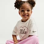 Nike Camiseta Juxta-Girl de corte cuadrado - Infantil