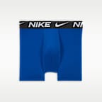 Ropa interior masculina micro Dri-FIT lisa para niños talla grande (paquete de 3) Nike Essentials