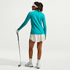 Playera de golf Dri-FIT con cierre de 1/4 para mujer Nike Victory