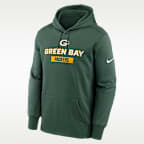 Green Bay Packers Toss Sweep Men’s Nike Therma NFL Pullover Hoodie
