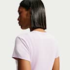 Playera slim mod-cropped para mujer Nike Sportswear Chill Knit