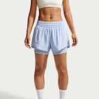 Nike Dri-FIT One Women's Mid-rise 8cm (approx.) 2-in-1 Shorts