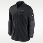 Carolina Panthers Feel The Pressure Men's Nike Dri-FIT NFL 1/2-Zip Top