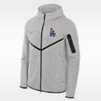 Los Angeles Dodgers Tech Fleece Windrunner Men's Nike MLB Full-Zip Hooded Jacket