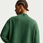 Nike 24.7 ImpossiblySoft Parte de arriba Dri-FIT con cuello redondo, cremallera completa y ajuste oversize - Mujer