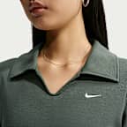 Vestido tipo polo slim para mujer Nike Sportswear Chill Knit