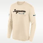 Jacksonville Jaguars Rivalries Collection Sideline Legend Big Kids' Nike Dri-FIT NFL Long-Sleeve T-Shirt