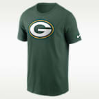 Playera Nike de la NFL para hombre Green Bay Packers Logo Essential
