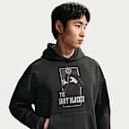 르브론 '허트 필링스' 남성 써마 핏 브러시드 농구 풀오버 후디