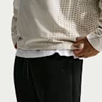 Nike Tech Men's Fleece Open-Hem Trousers with Reflective Design Accents