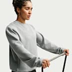 Nike Studio Fleece Sport Women's Dri-FIT Crew-Neck Sweatshirt