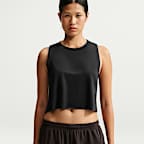 Canotta corta NikeSKIMS Performance in misto cotone – Donna