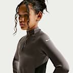 Nike Pro Older Kids' (Girls') Dri-FIT Half-Zip Long Sleeve