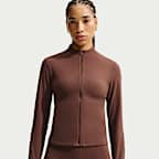 Chamarra Dri-FIT de cierre completo para mujer Nike Zenvy