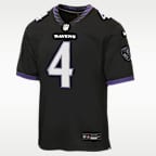 Zay Flowers Baltimore Ravens Big Kids' Game Jersey