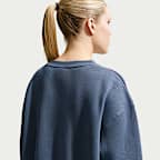 Sweatshirt de gola redonda folgada Nike Sportswear Phoenix Fleece para mulher