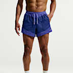 Shorts de correr Dri-FIT de 13 cm con forro de ropa interior para hombre Nike Stride Plus