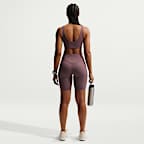 Nike Universa Women's High-Waisted 8" Biker Shorts with No Front Seam