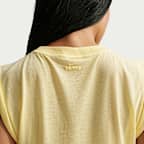Canotta corta con incrocio sul davanti NikeSKIMS Performance Cotton Blend – Donna