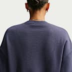 Nike Studio Fleece Medium Weight Women's Oversized Cropped Crew