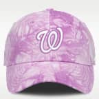 Gorra ajustable Nike de la MLB para mujer Washington Nationals Club