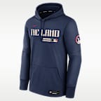 Cleveland Guardians Authentic Collection City Connect Men's Nike Therma MLB Pullover Hoodie