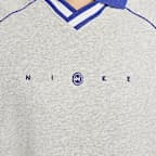 나이키 스포츠웨어 피닉스 플리스 여성 오버사이즈 그래픽 폴로 탑