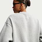 Nike Studio Fleece Medium Weight Women's Oversized V-Neck Top